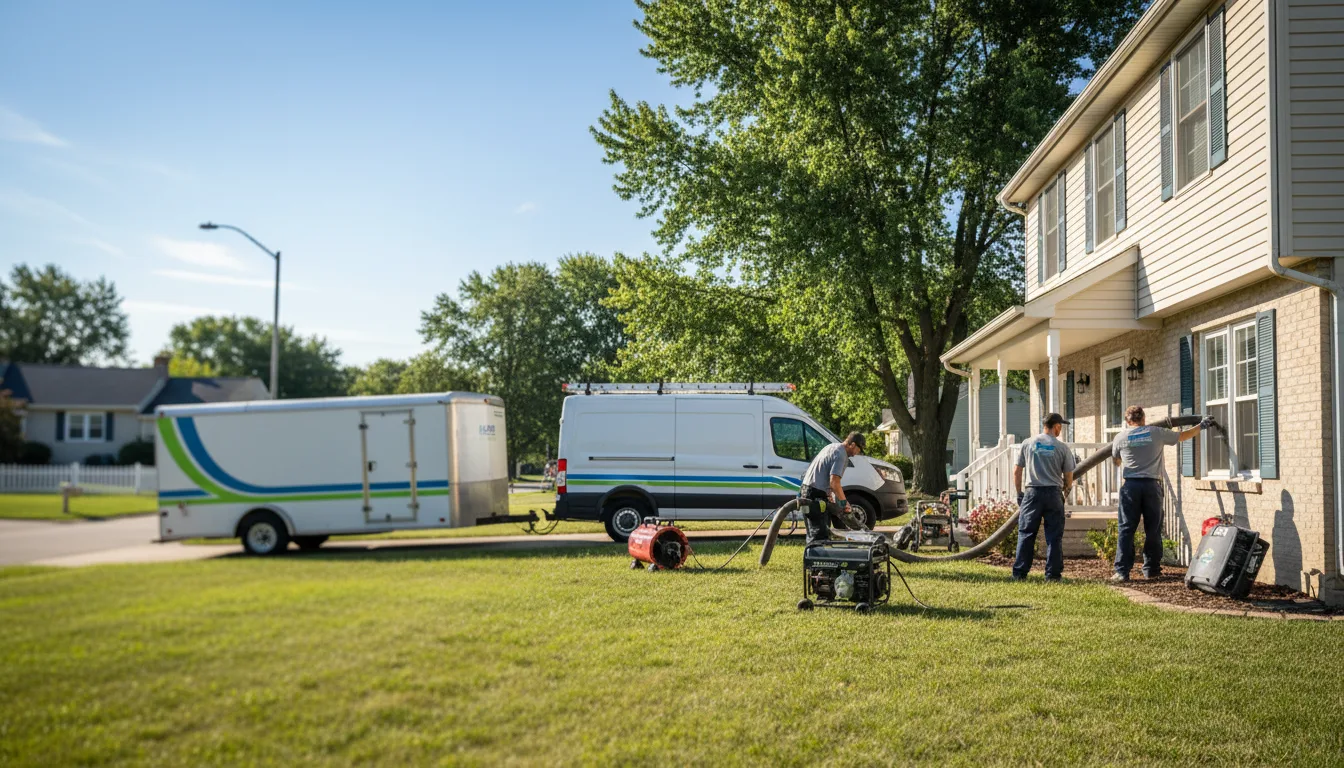 Flooded Basement Restoration And Cleanup With Repair in Darwin, MN near me